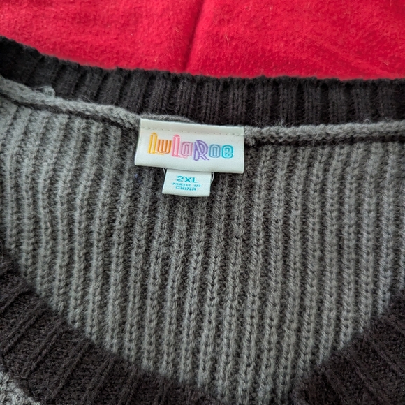 Lularoe striped sweater - Picture 2 of 3